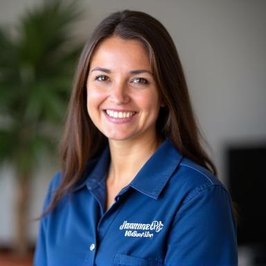 Alex, mobile service coordinator for BrambleBrook Wash